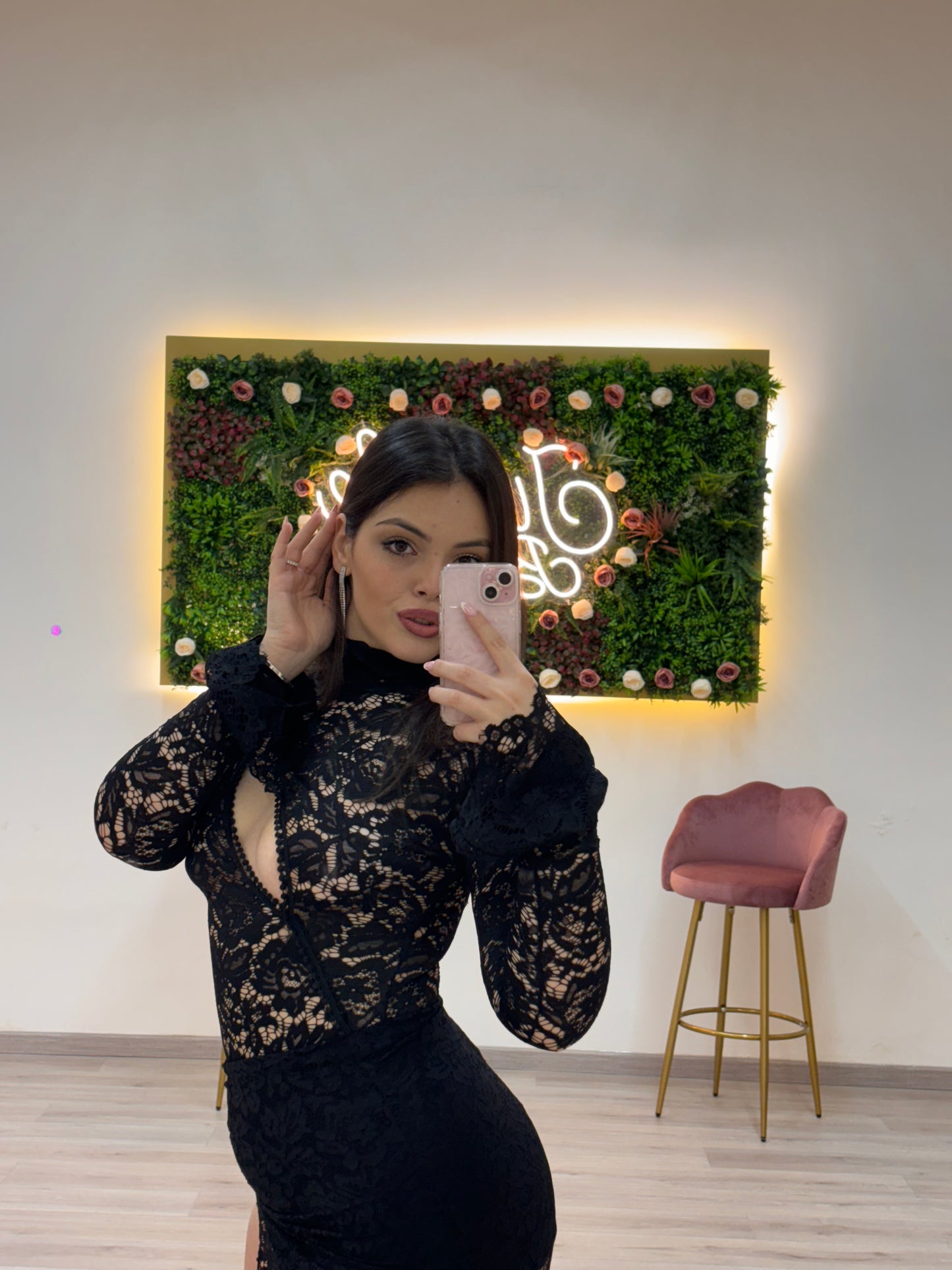 Dress lungo in pizzo