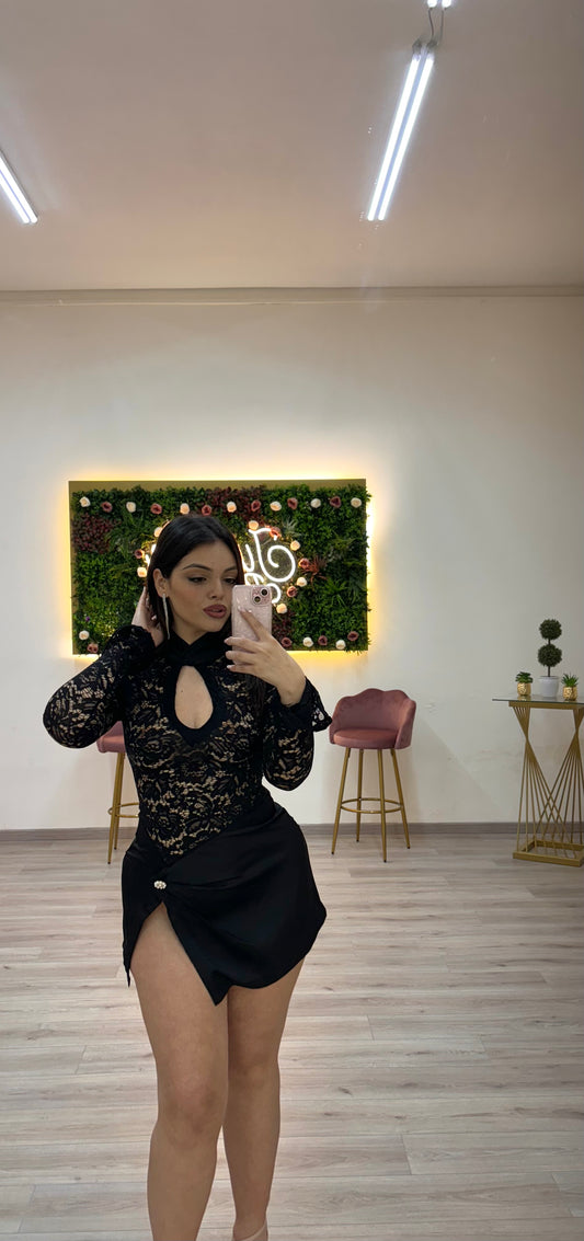 Dress corto in pizzo