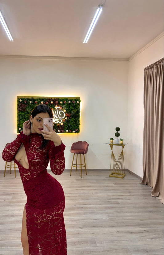 Dress lungo in pizzo